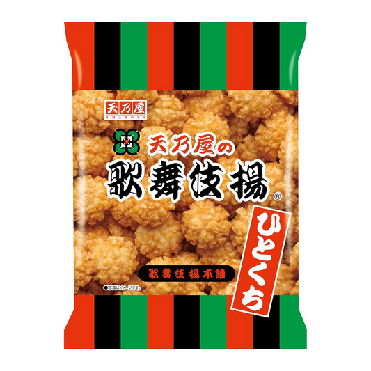 Amanoya Kabukiage Hitokuchi ( Kleine Frittierte Reiskräcker ) 68 g