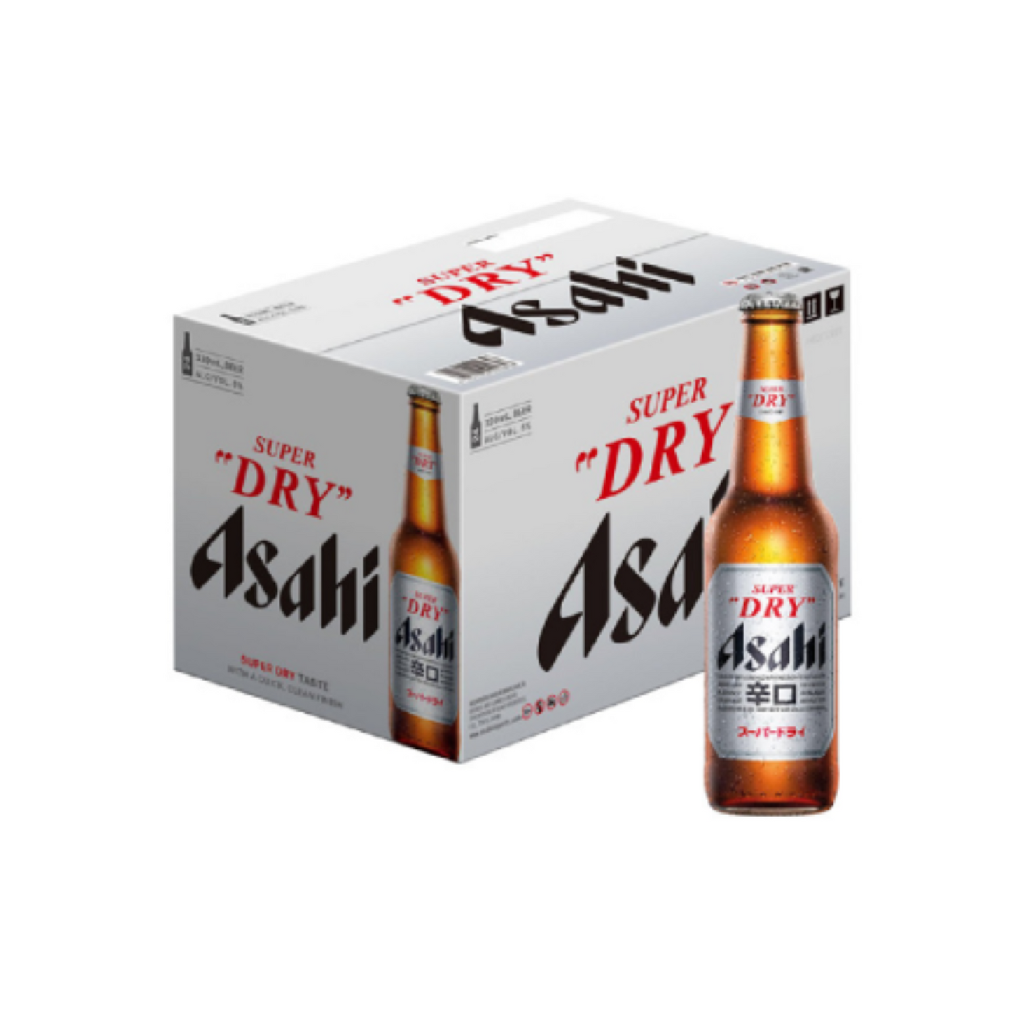Asahi Super Dry Birra 330mL (24 Bottiglie)