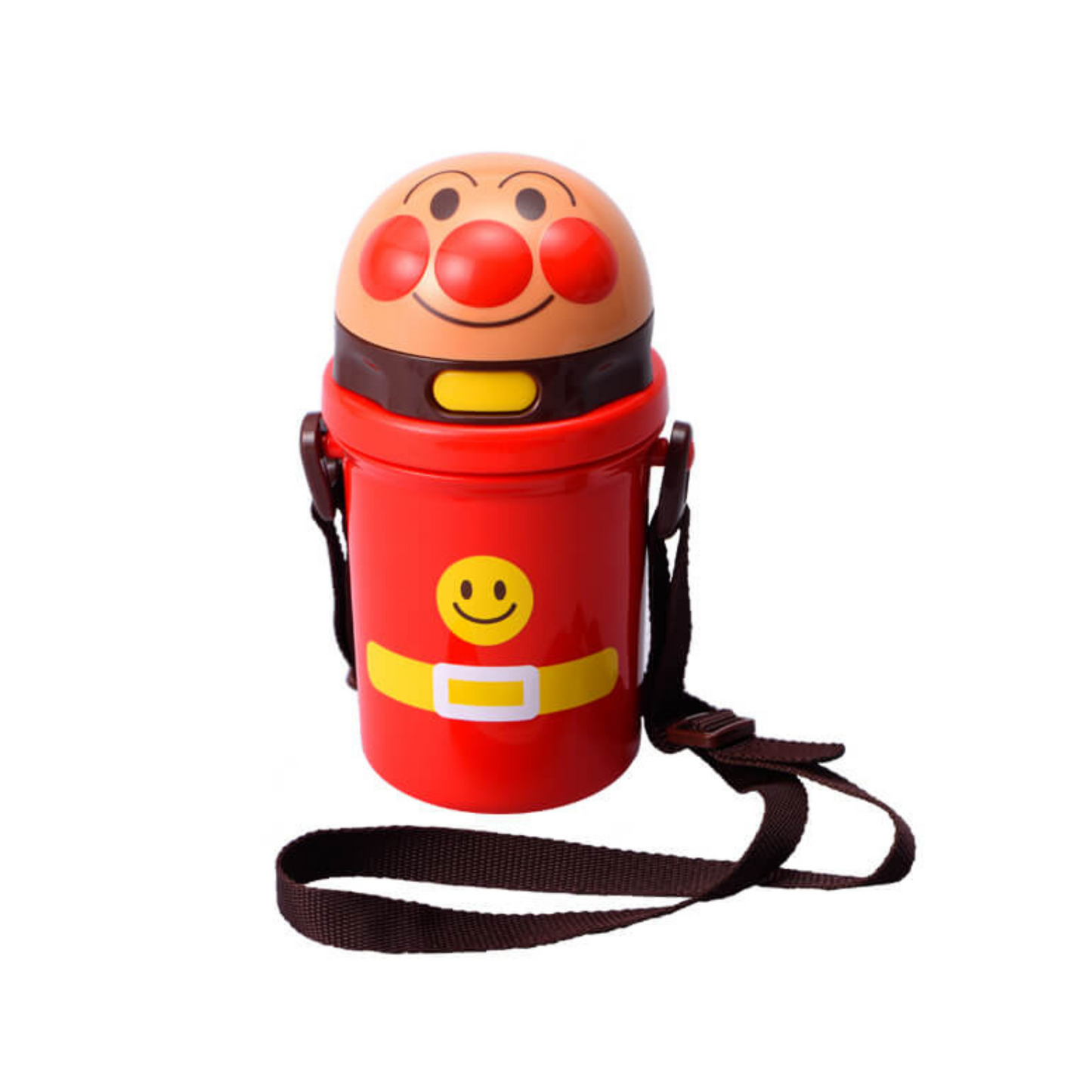 LEC Anpanman Isolierte Wasserflasche mit Strohhalm und Konturschnitt 400ml