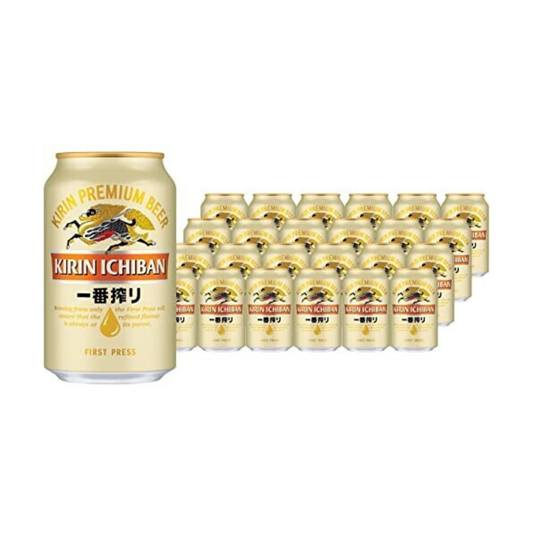 Kirin Ichiban Bière 330 mL (24 canettes)