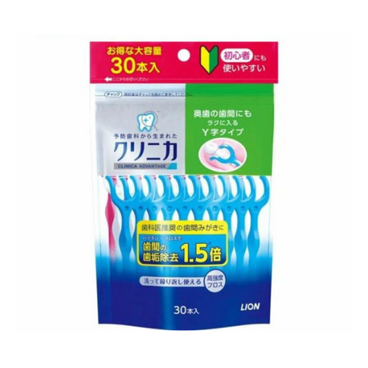 Lion Clinica Advantage Y‑Typ Zahnseide-Sticks 30 Stück