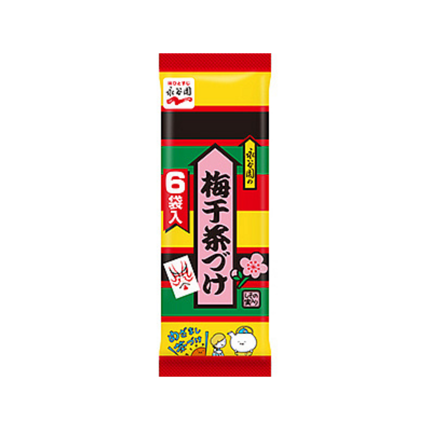 Nagatanien Umeboshi (eingelegte Pflaume) Chazuke (Reisgewürz mit Grüntee und Algen) 6 Portionen 33,6g