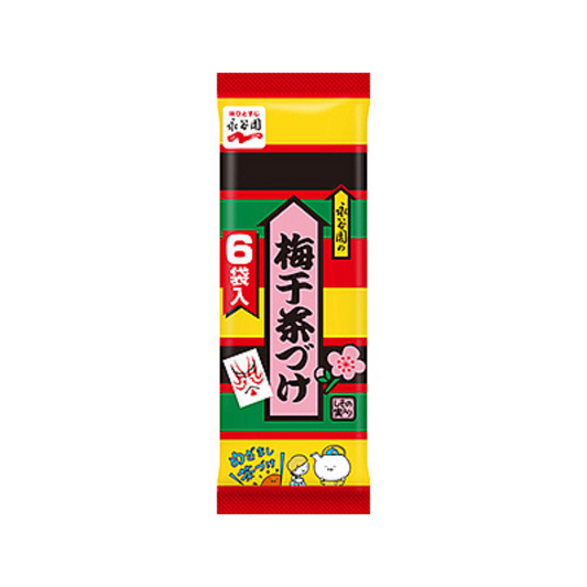 Nagatanien Umeboshi (eingelegte Pflaume) Chazuke (Reisgewürz mit Grüntee und Algen) 6 Portionen 33,6g
