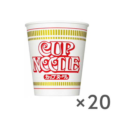 Nissin Cup Noodle Regular 78g ×20 Becher