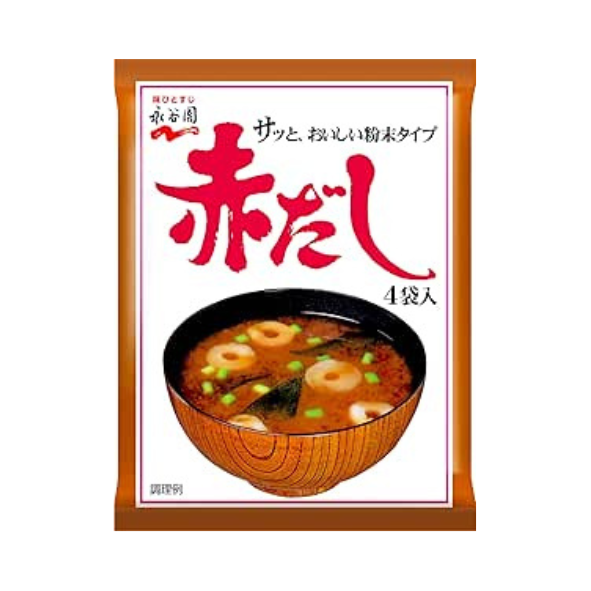 Nagatanien Red Dashi Miso Soup 4 Bags